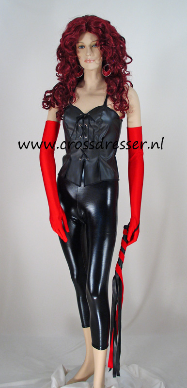 Leather Mistress Costume, Original High Quality Mistress / Domina Crossdresser Design by Crossdresser.nl - photo 4. 