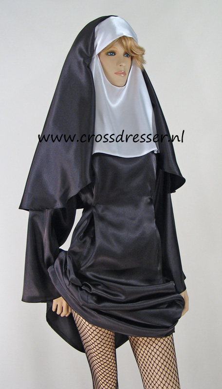 Sexy Sinful Nun Costume, Original High Quality Crossdresser Design by Crossdresser.nl - photo 10. 