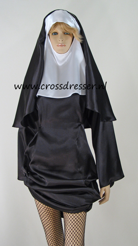 Sexy Sinful Nun Costume, Original High Quality Crossdresser Design by Crossdresser.nl - photo 13. 